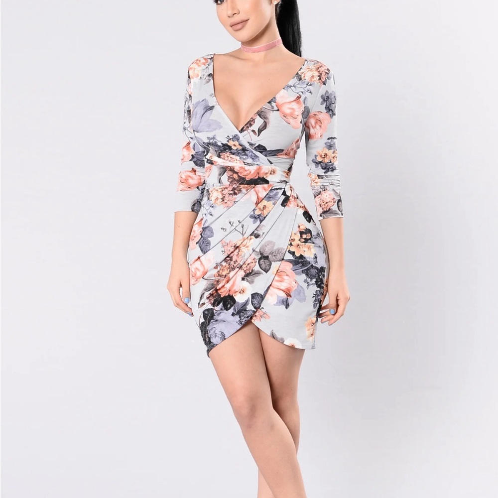 Fashion Nova - Take It Slow Dress - Lavender - Large